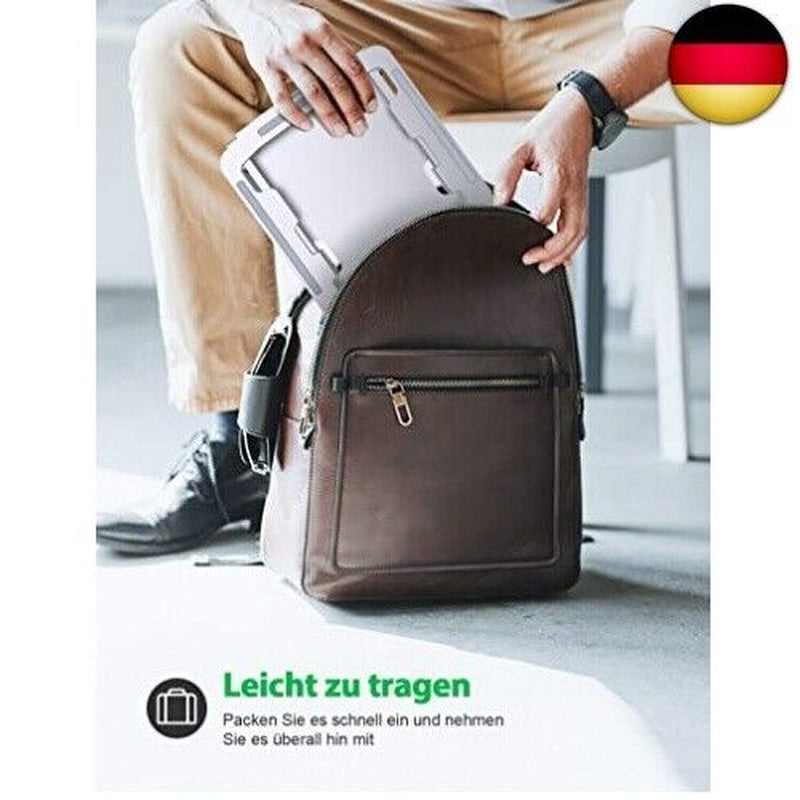Glangeh Laptop Ständer Aluminium Robust, Belüfteter Ergonomisch Laptop Stand M